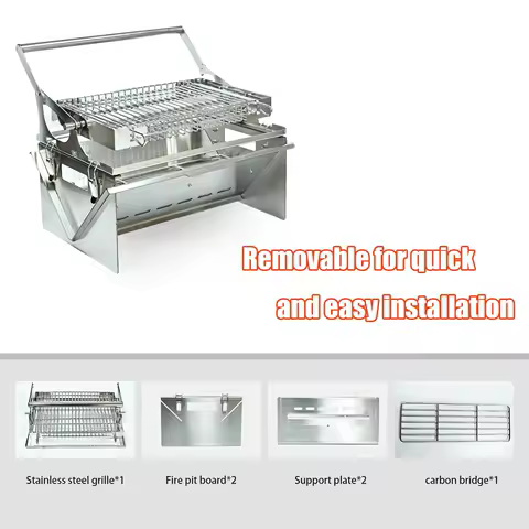bbq grill Camping turnover The top bbq grid could over turn 360⁰through the handle,charcoal pan with foldable legs