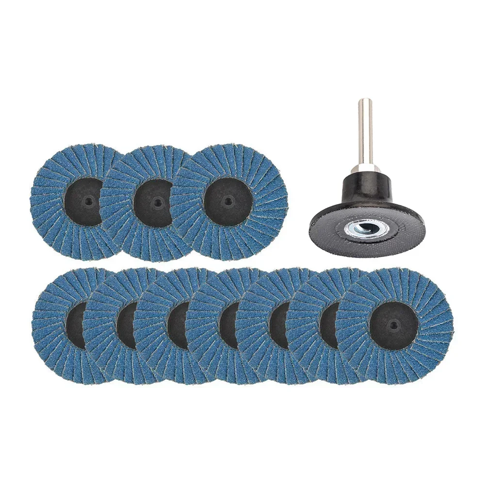 

2 Inch 50mm Flat Professional Flap Discs Roll Lock Grinding Sanding Wheels Holder for Angle Grinder Electric Drill Abrasive Tool