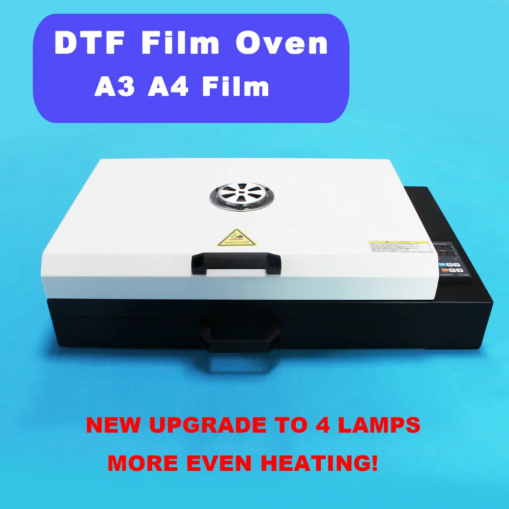 DTF Oven Curing PET Film Heating Pad Device Hot Melt Powder A3 PET Film T shirt Transfer Printing DTF Printer Drying Oven Device