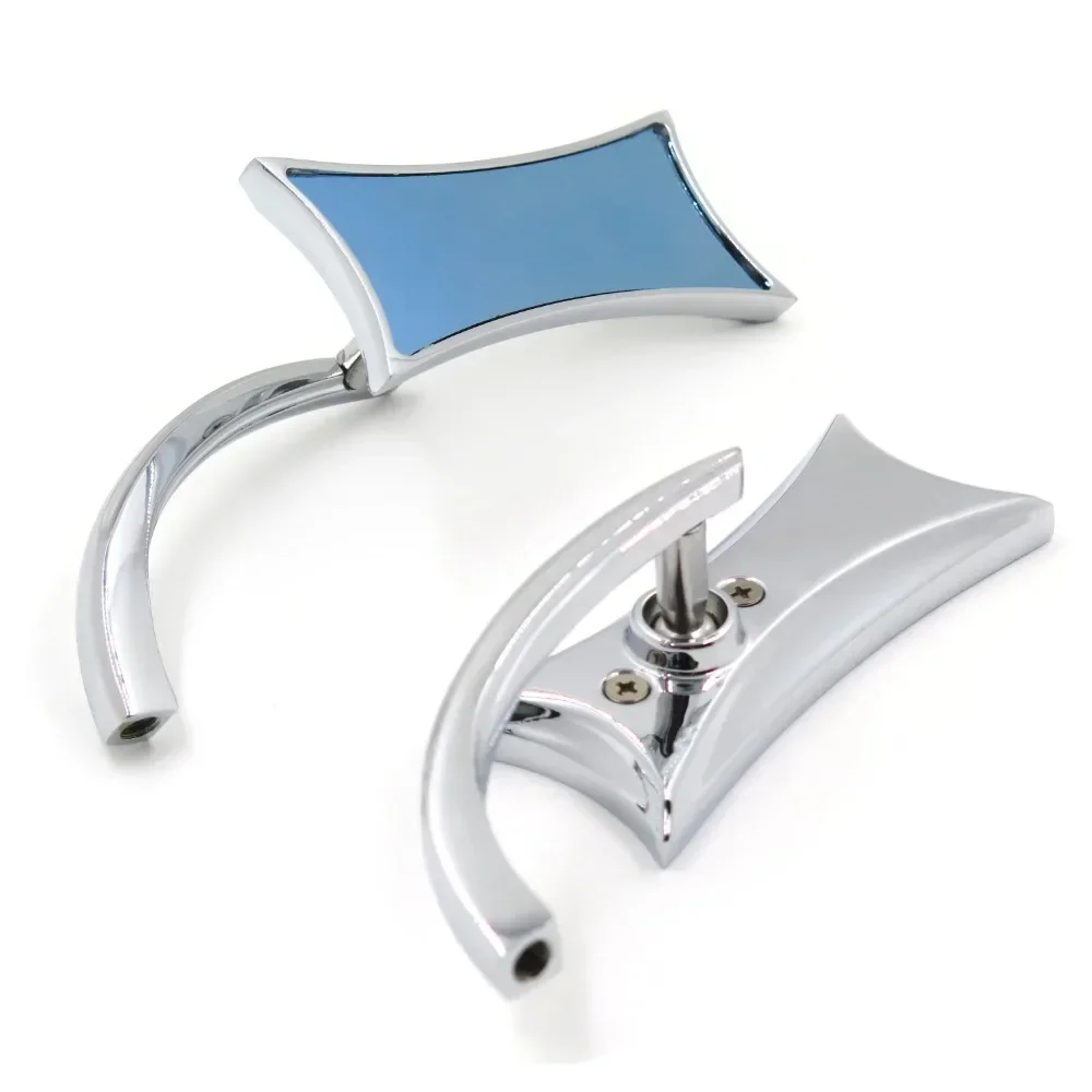 Diamond Rear Mirrors 4-Point Micro Mirrors for Suzuki Honda Kawasaki Victory Harley Davidson Aftermarket Motorcycle Accessories view 4