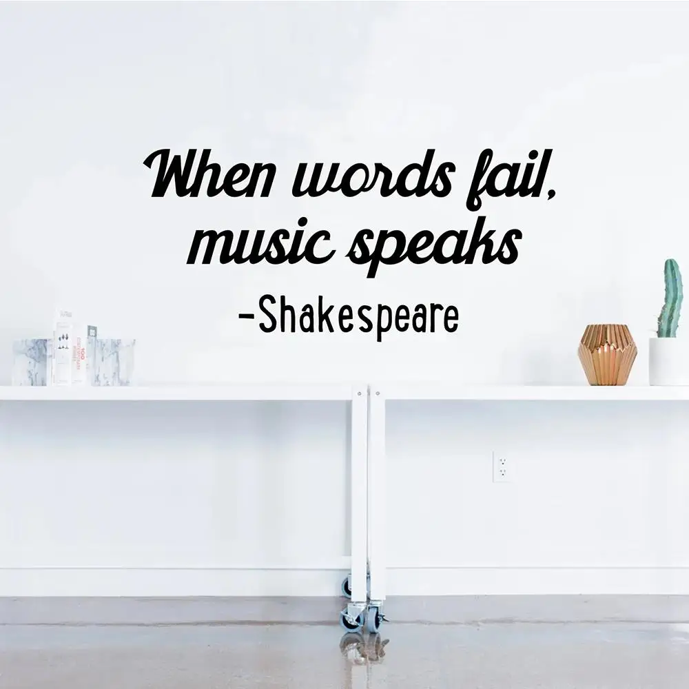 1pc Quotes Wall Sticker Self-adhesive Vinyl Waterproof Wall Art Appliqué Kids Room Living Room Home Decoration Wall Art view 2