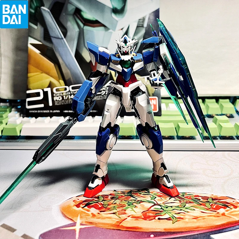 In Stock Original Bandai Anime  00qan[t]  Rg 1/144 Assembly Model Toys Action Figure Gifts Collectible Ornaments Boys