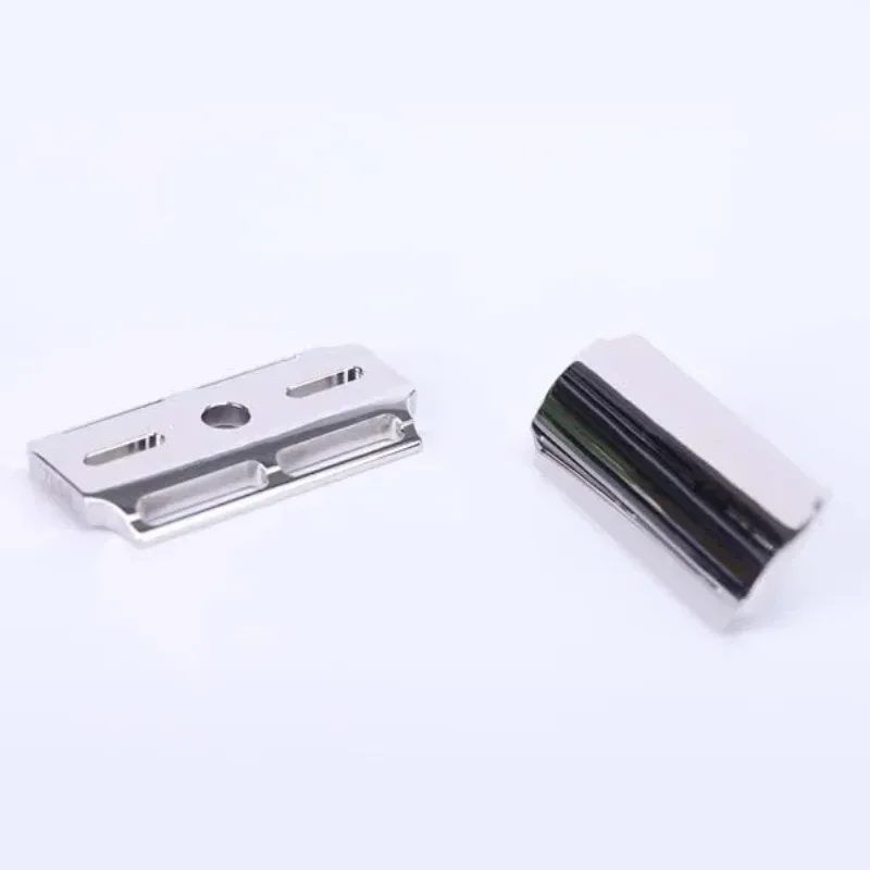 YAQI Vostok 70SB Straight Bar Razor Head 316 Stainless Steel Polished 0.70mm Blade Gap 31g Precision Safety Shaving Razor Tool