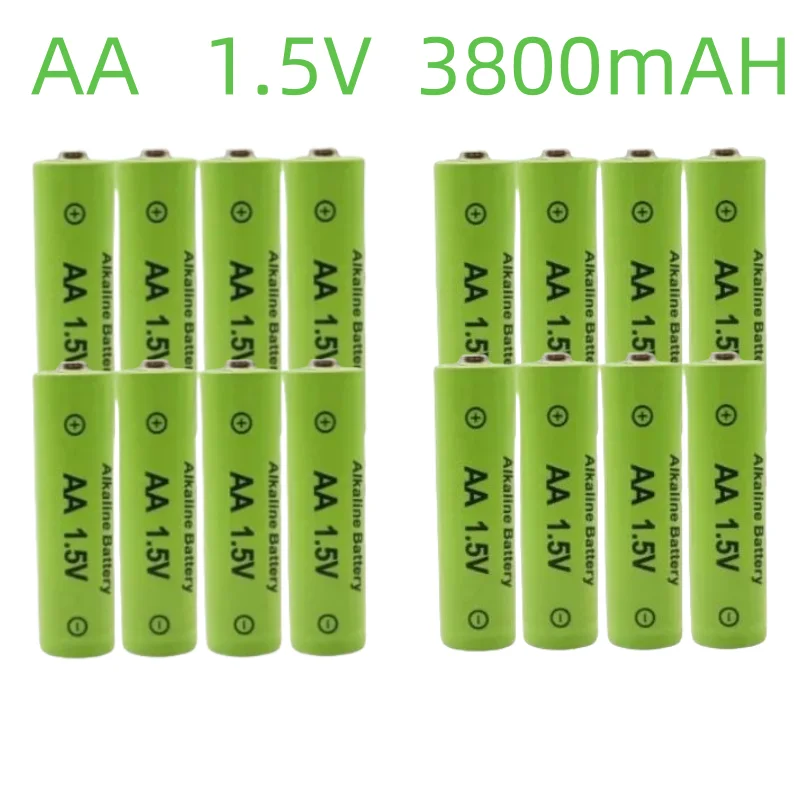 AA1.5V Battery 3800mAh Rechargeable Battery Lithium Ion 1.5V 3800mAH AA lkaline Battery For Torch Toys Clock MP3 Player Replace