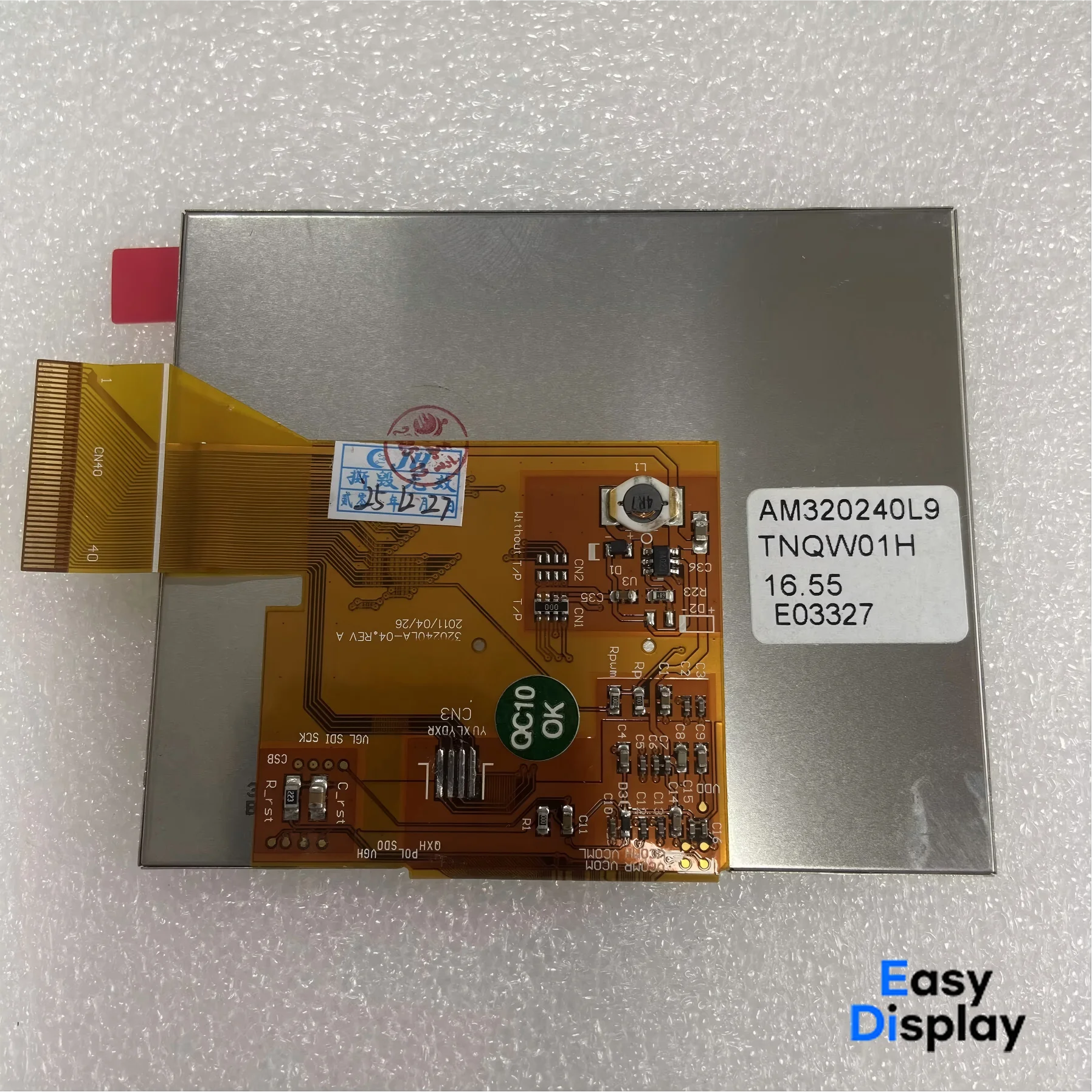 For AMPIRE 320240L9.REV A AM320240L9 AM320240L9TNQW01H AM320240L9TNQW-01H 320(RGB)*240 3.5-Inch LCD Display Screen
