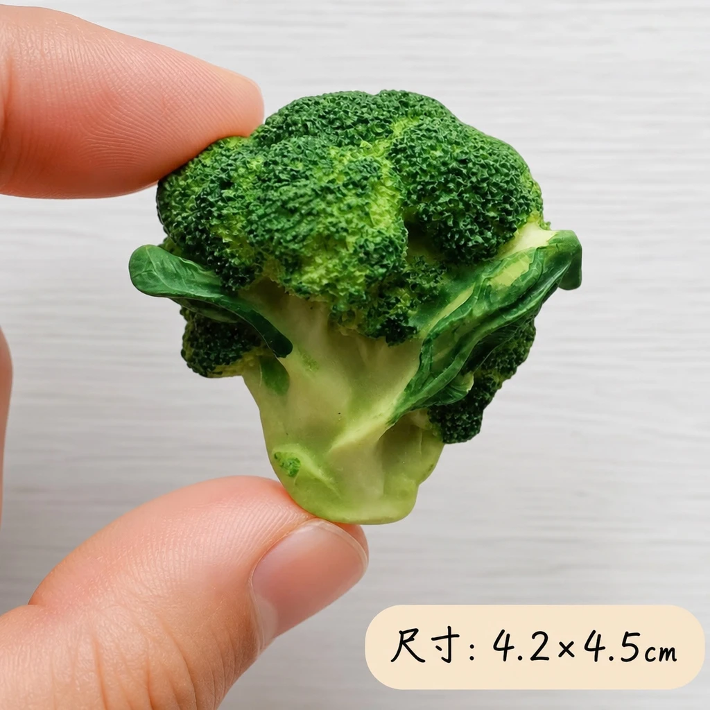 Simulation Vegetable 3D Resin Fridge Magnet Set, Tomato Corn Broccoli Carrot with Casserole Pot, Kitchen Home Decor Magnetic Sti