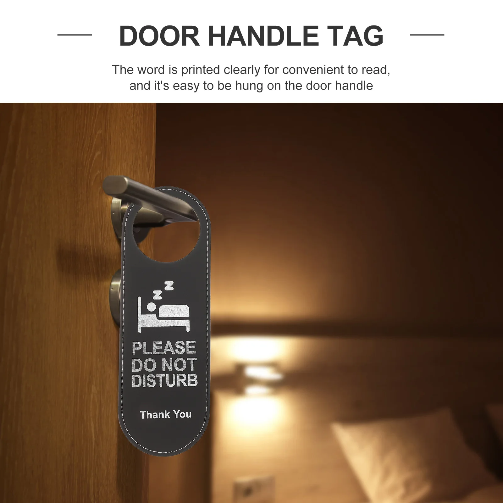 

1pc Door Hanger Double Sided Do Not Disturb Wall Ornaments Poster for Hotel Bar Mall Decoration Hanging Ornaments Tag