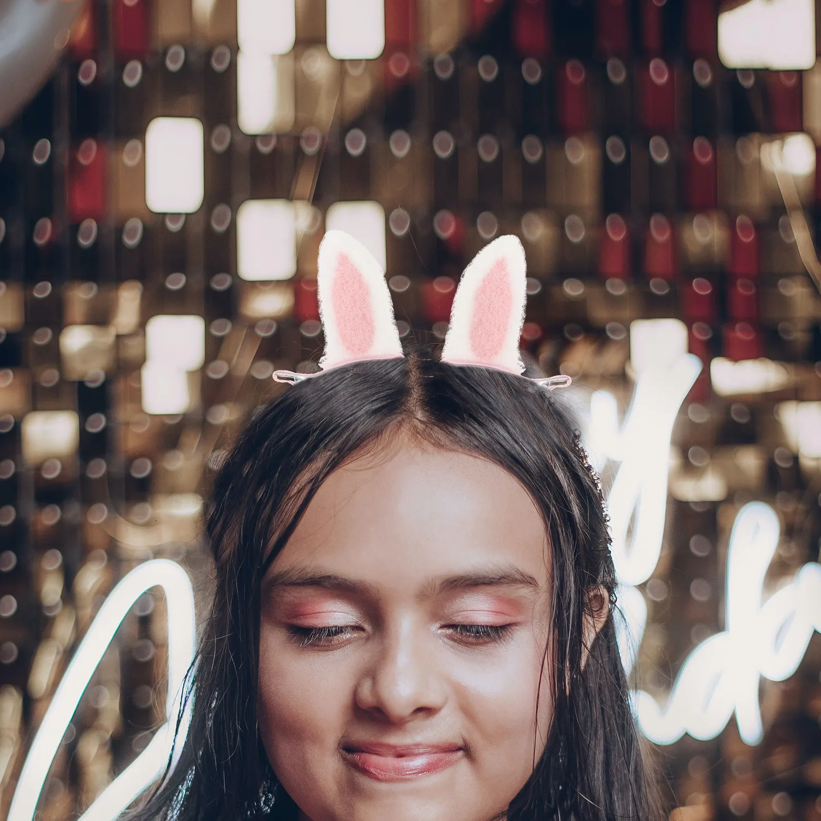 

Easter Bunny Ears Hair Clips for Cute Rabbit Ear Hairpins Spring Party Decorations Easter Accessories