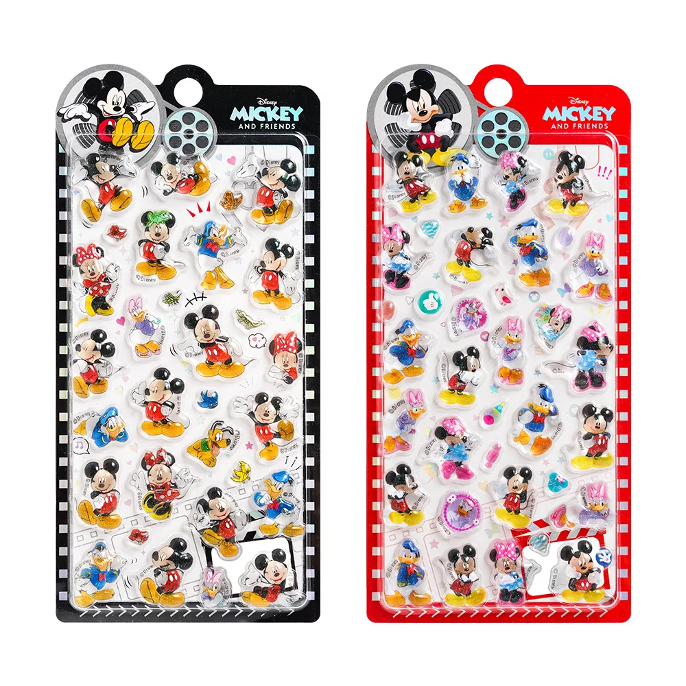 2026* 3d ‌Mickey Crystal Stickers StitchCute 3d Decorative Stickers toys Diy Phone Case Decorative Stickers Student Prizes