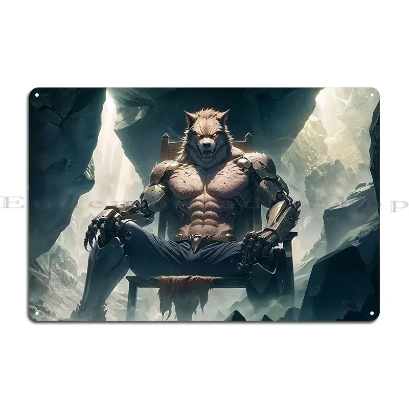 Werwolf King Metal Signs Retro Wall Cave Retro Create Wall Plaque Tin Sign Poster