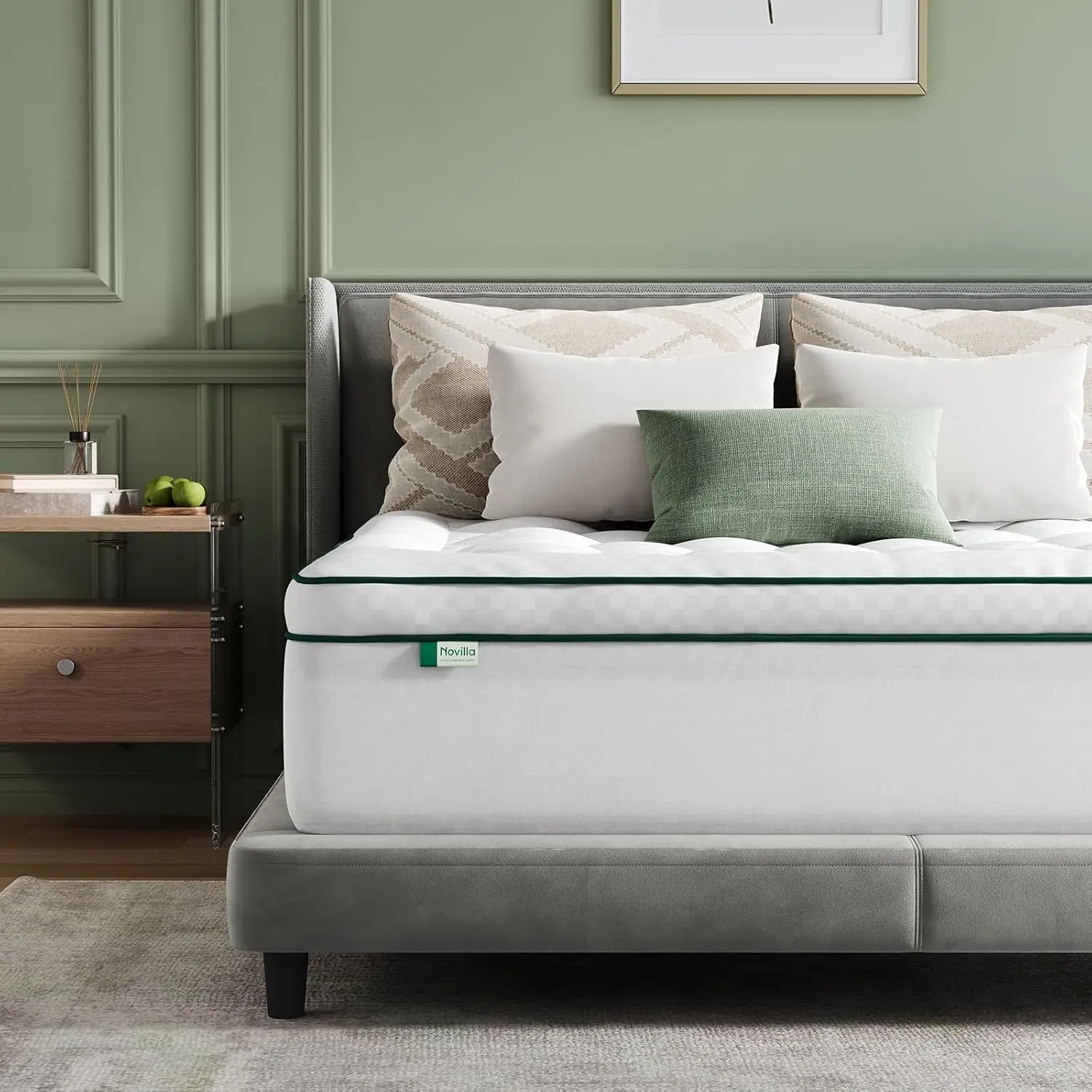 

Наматрасник, мягкий наматрасник-подушка для кровати в общежитии, дышащий стеганый наматрасник с глубоким карманом, аналог пухового наполнителя