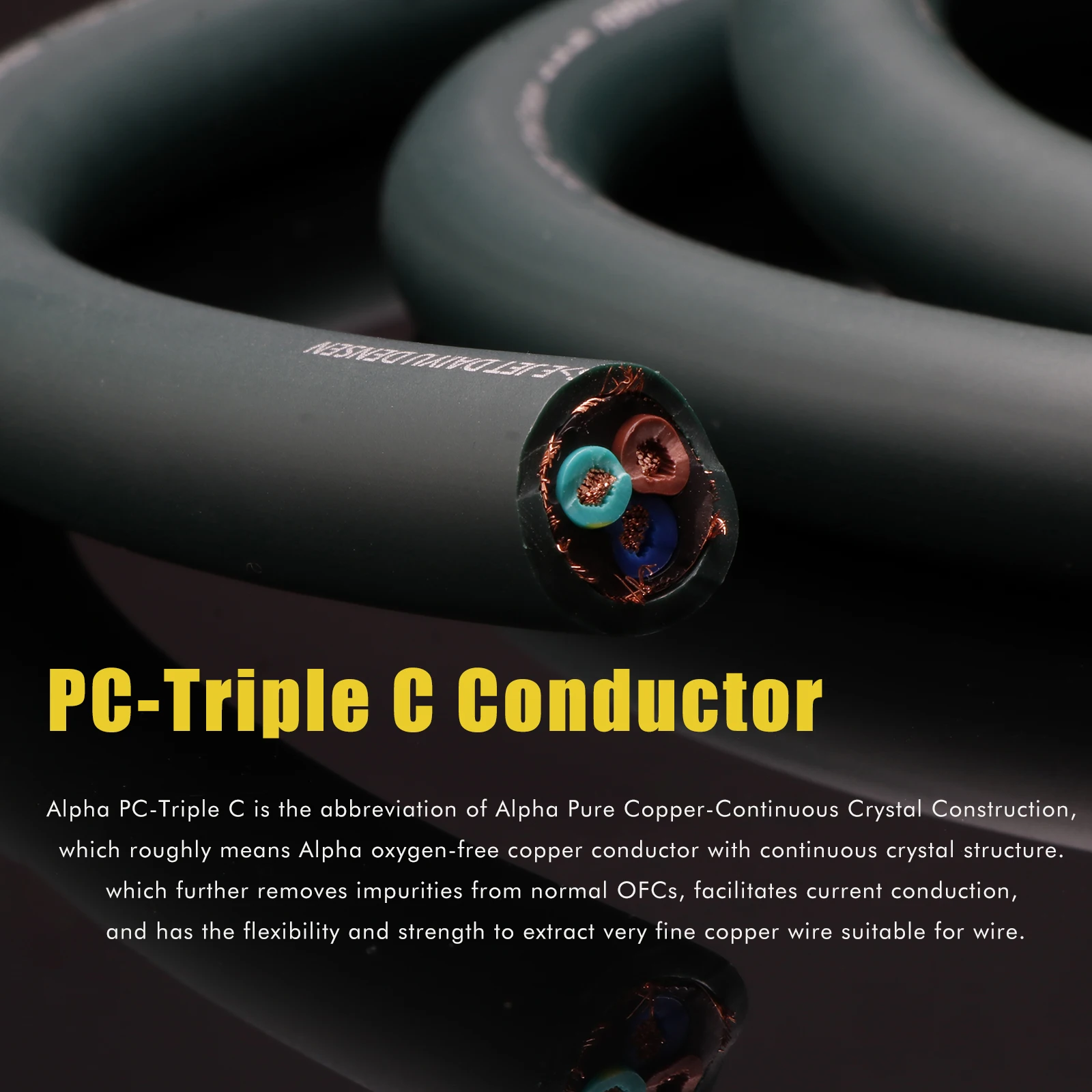 

FURUTECH FP-S35TC Alpha PC-Triple C conductor Upgrade cable schuko power cable audiophile Power cord