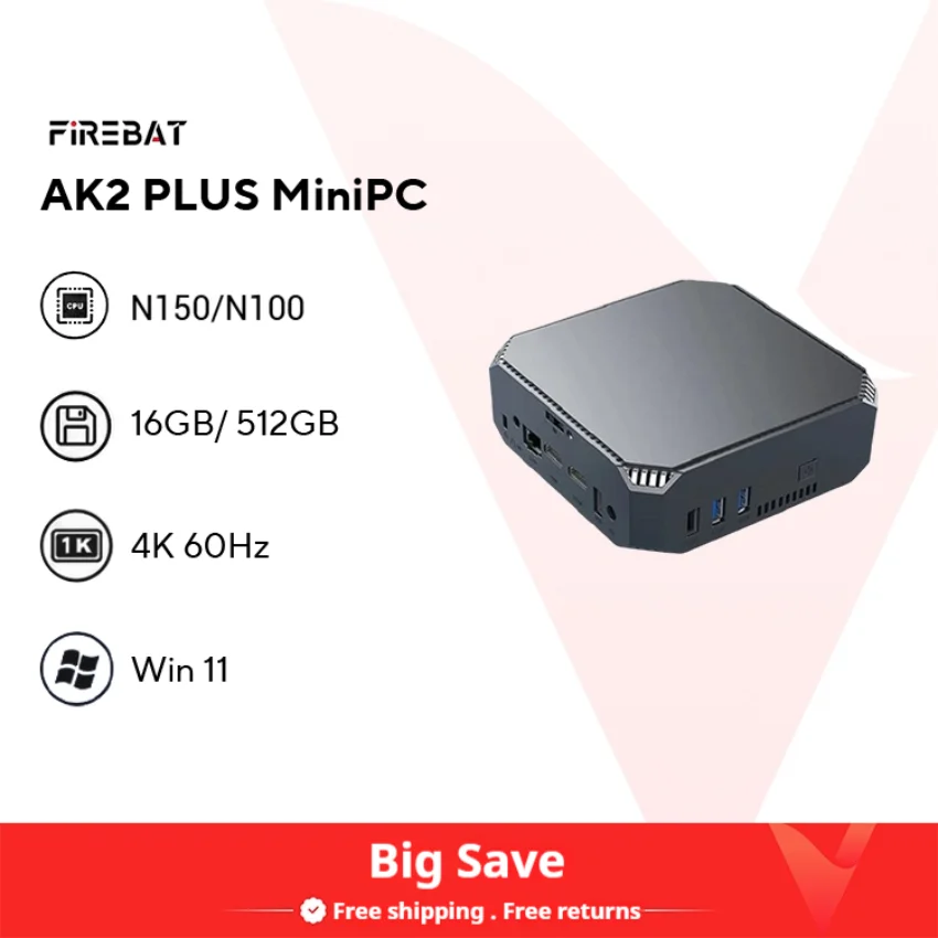 FIREBAT AK2 PLUS Мини-ПК Геймер Intel