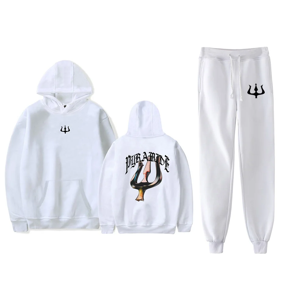 

Werenoi Pyramide 2 Fall 2-Piece Set - Unisex Vintage 90s Streetwear Hoodie & Jogger Pants
