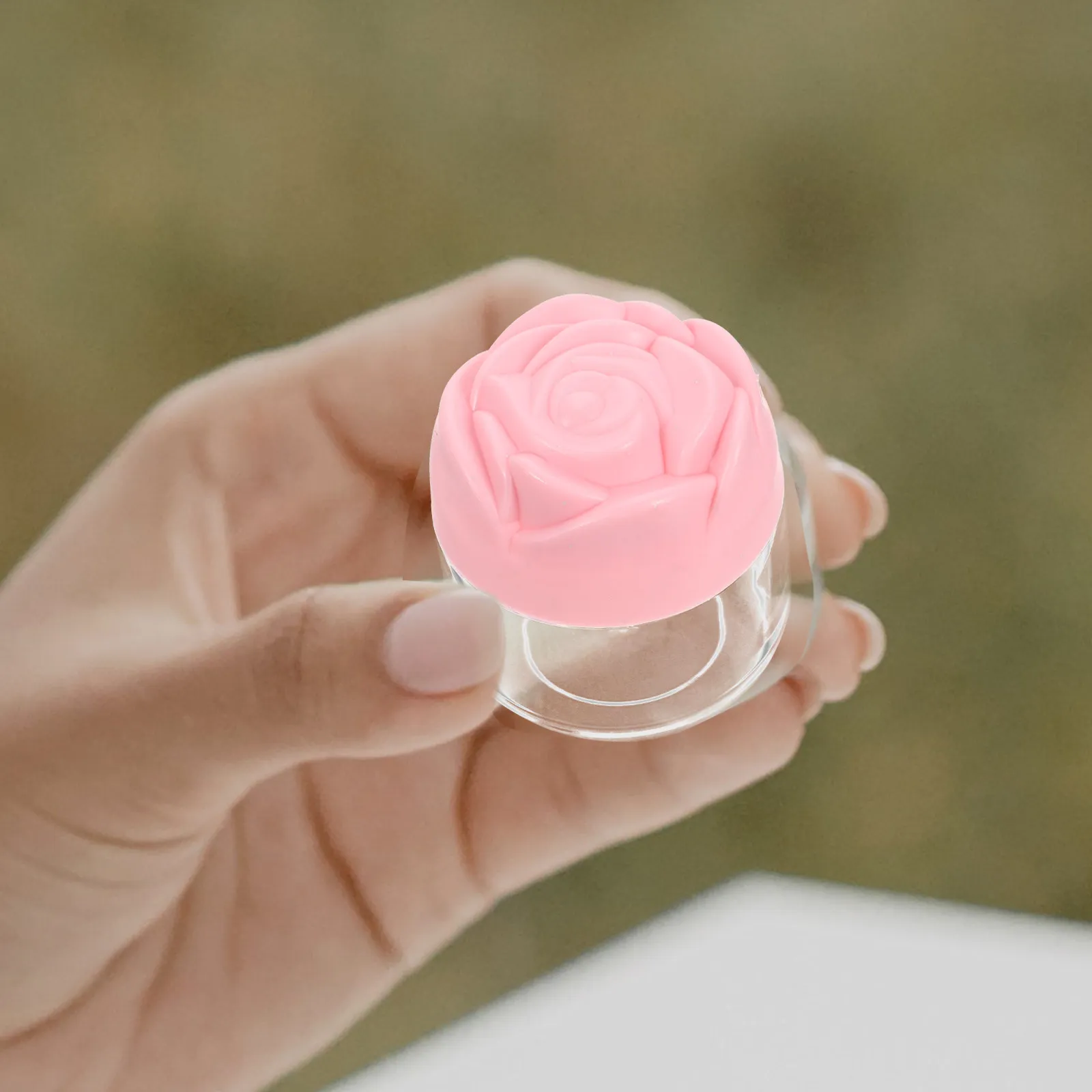 

Набор из 12 дорожных баночек для крема (20 г) с крышками в форме розы, многофункциональные пустые контейнеры для косметических пробников, сыворотки для лица, скраба для тела, портативные