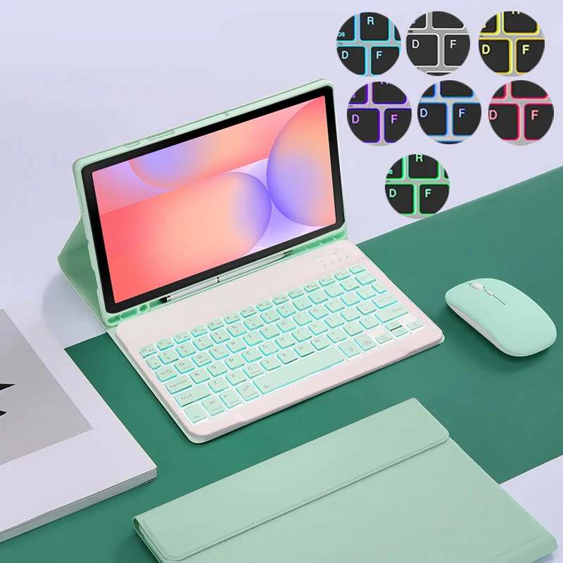 

Backlit Keyboard for Samsung Galaxy Tab S10 Lite Case 10.9 SM-X400 X406B Case with Pencil Slot for Galaxy Tab S10 Lite Keyboard