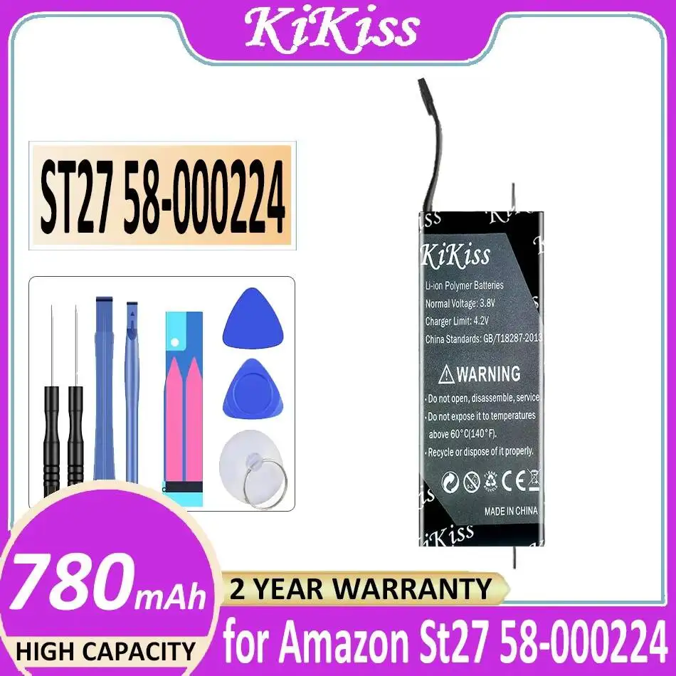 

Высокоэффективный аккумулятор 780 мАч для планшета Amazon St27 58-000224, легкий