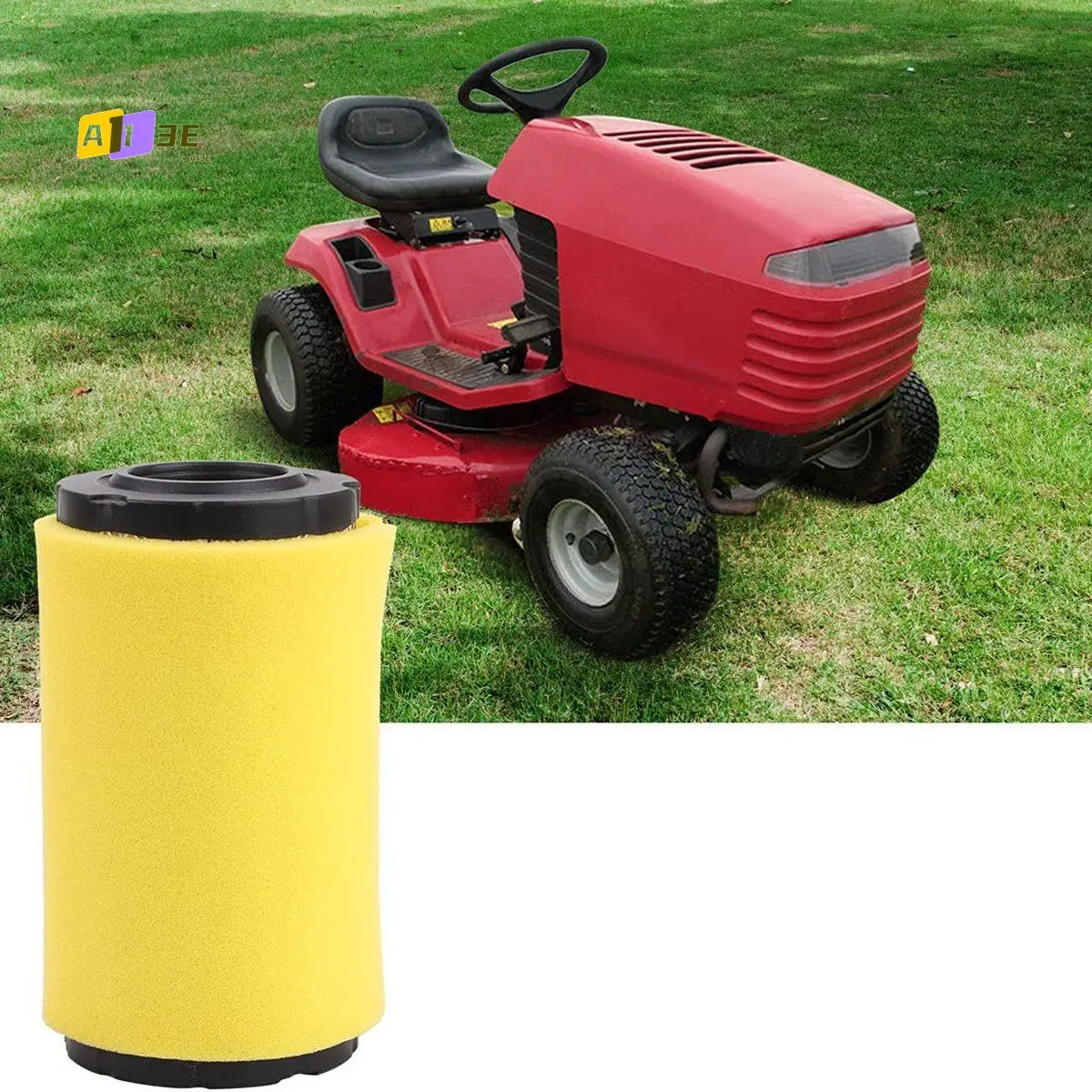 Filtro de aire A03E 793569 para cortacésped Briggs & Stratton 20-21HP MIU11511 GY21055 con prefiltros