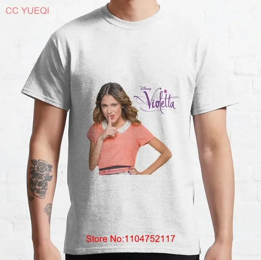 Violetta logotipo tini clássico t camisa vintage lavado homme versátil roupas de grife esticado casual streetwear moda macia