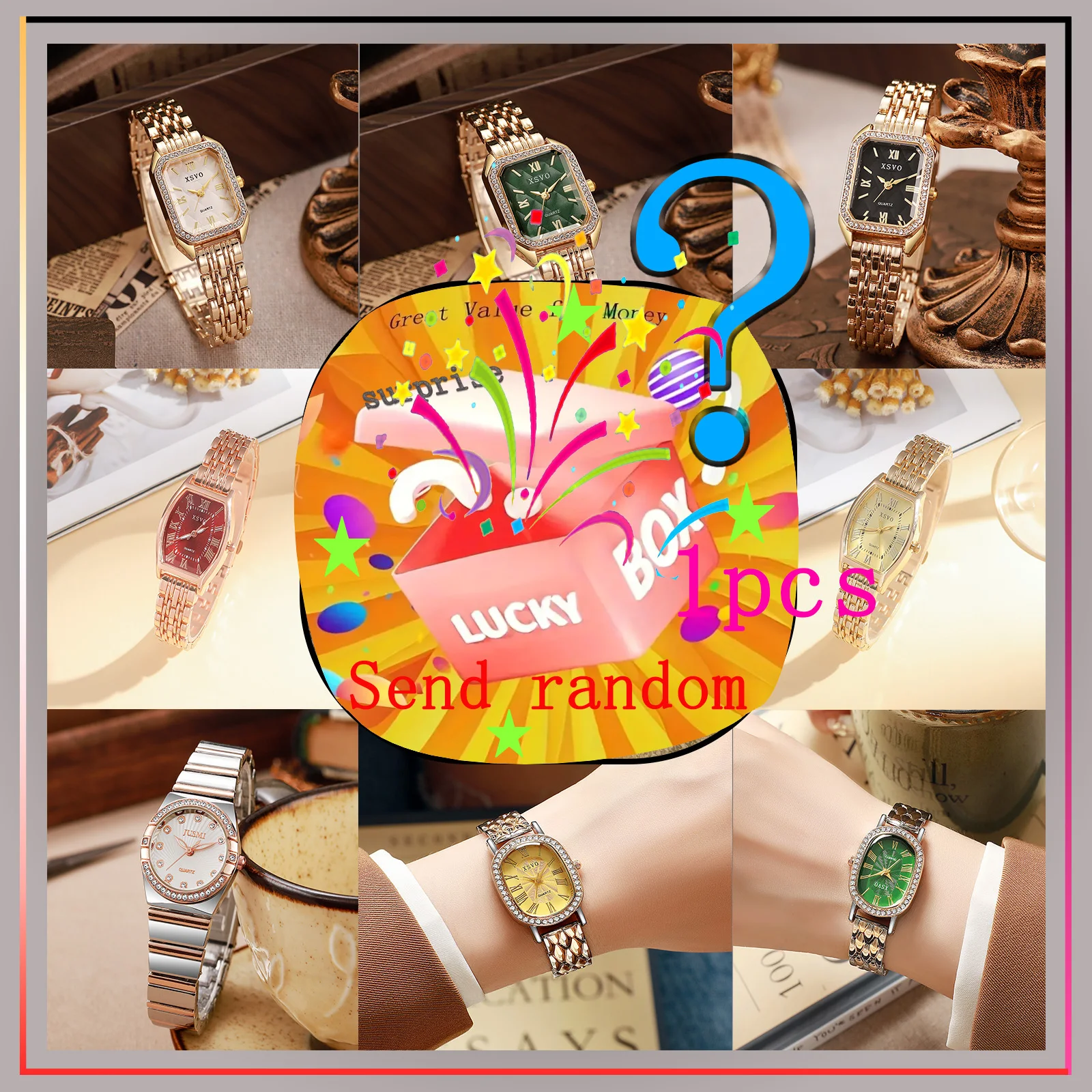 

1 шт./компл. модные женские часы простого дизайна в случайном стиле