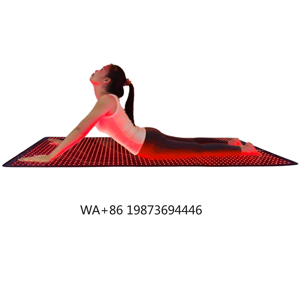 

New Trend 180x60cm Full Body Red Light Therapy Blanket 660nm 850nm Infrared Sauna Mat Spa Salon Use Accept Odm logo