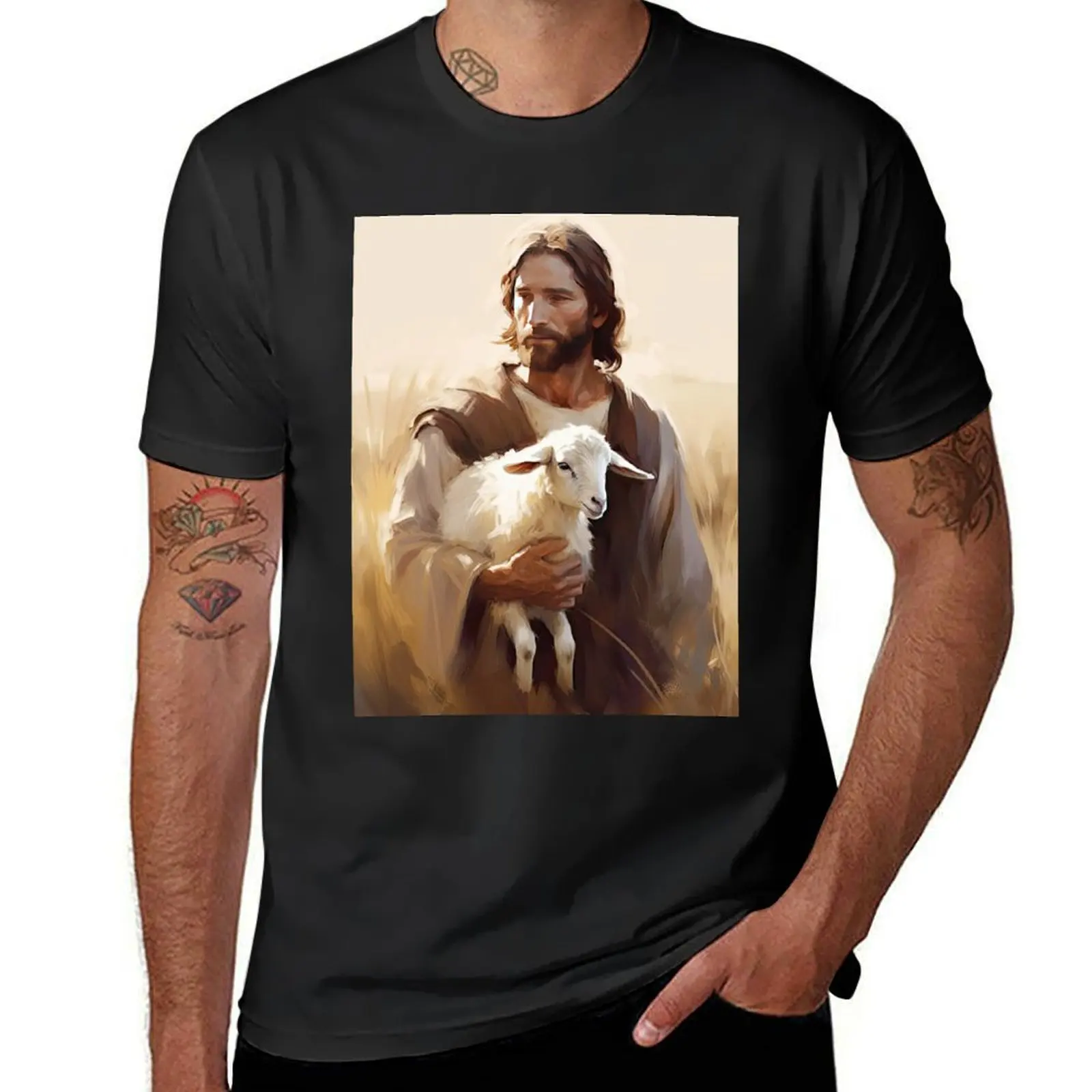 

Jesus Christ, Bible, Christian, Faith, Christianity T-Shirt sweat anime clothes blacks for a boy plain white t shirts men