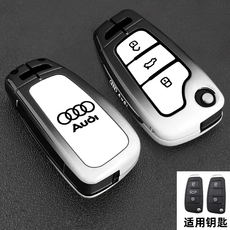 2025 الساخن سبائك الزنك سيارة مفتاح بعيد غطاء شل لأودي A1 A3 A4 8P 8L 8V A5 B6 B7 A6 A7 C5 C6 Q3 Q5 Q7 4F S3 S4 S6 RS3 TT #4