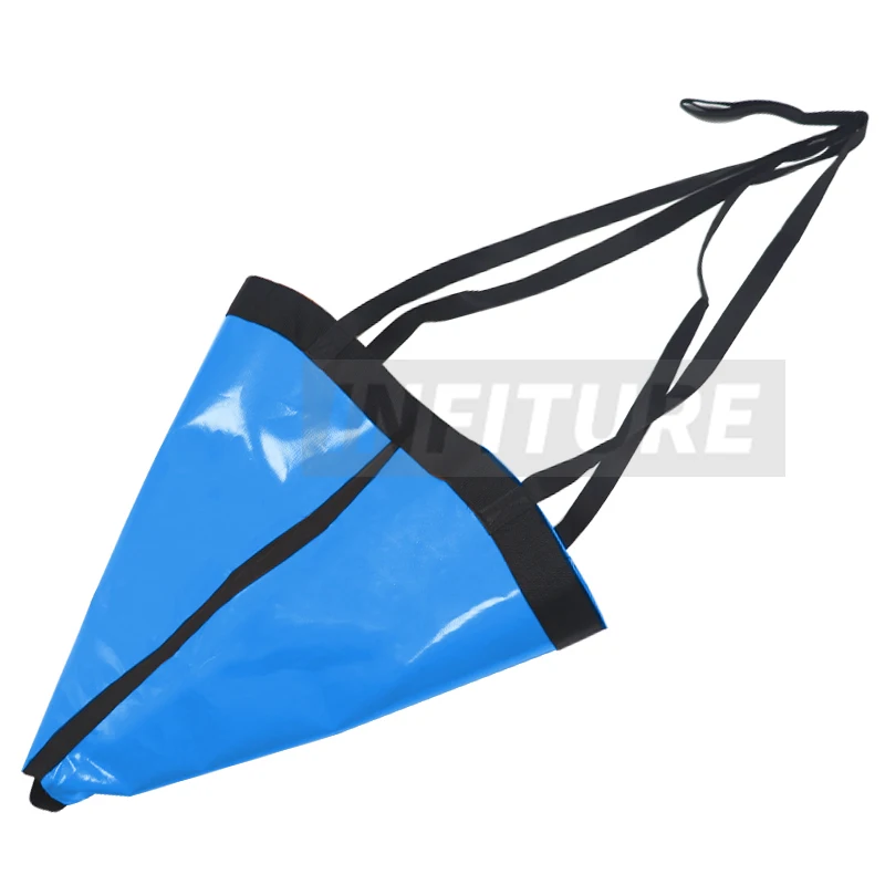 18/24 Inch Drift Sock Sea Anchor Drogue with 30ft Kayak Tow Rope Line Buoy Ball for Fishing Boat Trolling Sock
