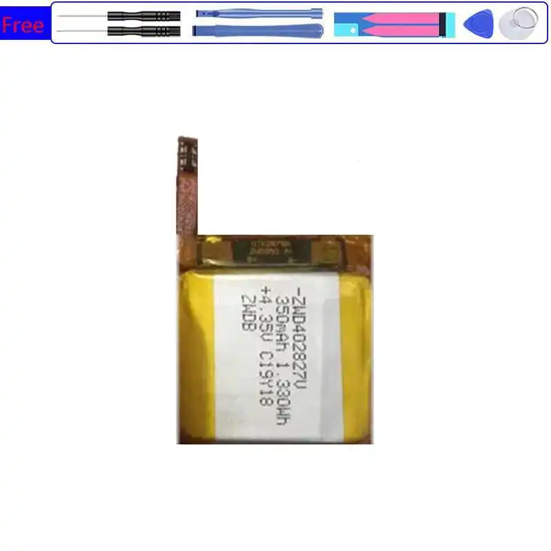 

350mAh Reliable Power Supply For Sinsoft Watch C1S For Zeblaze Thor 3G kw88 Pro Watch Polymer ZWD402827V Smartwatch Battery