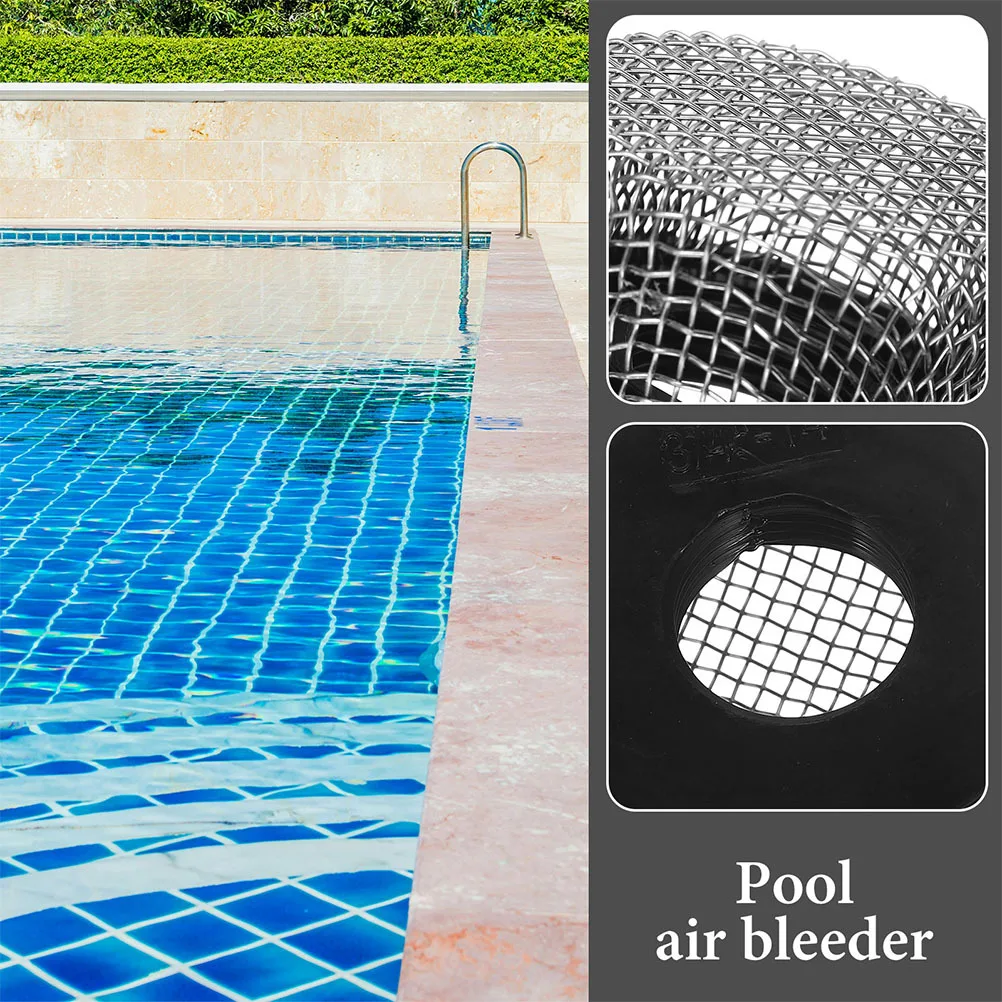 

2Pcs Swimming Pool Drain Valve Strainer Replacement Pool Filter Drain Valve Screen Cap Cleaner Parts Strainer Filter
