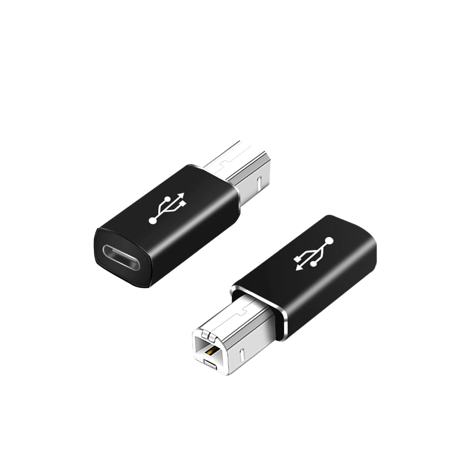 USB Type C Female to USB B Male Adapter for Scanner Printer Converter USB C Data Transfer Adapter for MIDI Controller Keyboard