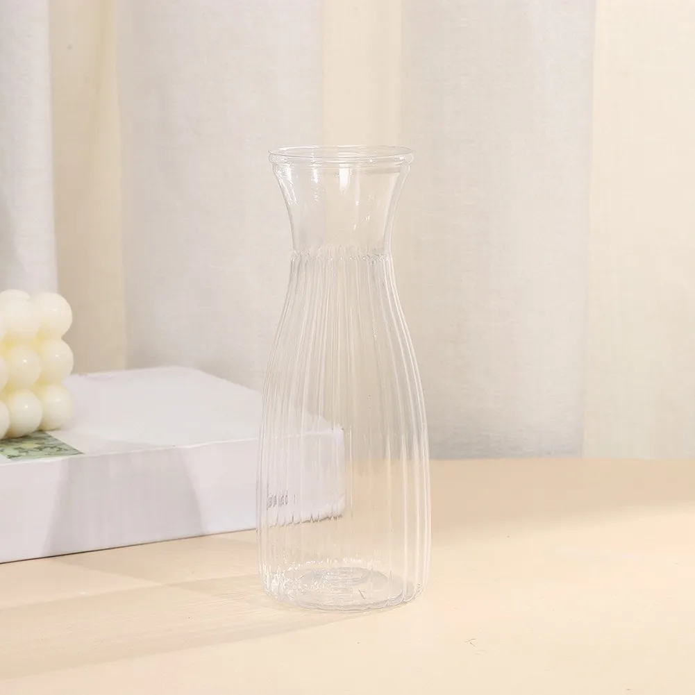 Clear Garden Decor Transparent Flower Pot For Thriving Indoor Garden Transparent Color Chic Appearance For Decor Flower Pot