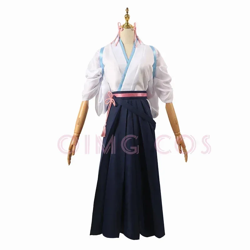 2025 yiyi Genshin Impact Kamisato Ayaka Cosplay disfraz de Kendo uniforme de tela Jacquard disfraces de Halloween Frostflake ella