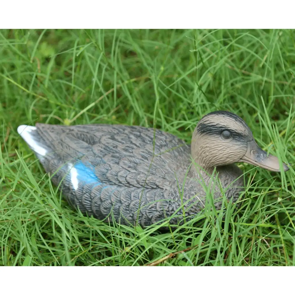 Hunting Decoy Lifelike Artificial Mandarin Duck Decoy Plastic Garden Lawn Decor Statue for Outdoor Pond Yard