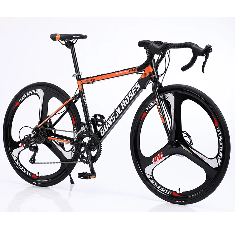 700C Wheel Road Bike 14/21Speed Racing Bicycle With Light Aluminum Alloy Frame And Three Spoke Wheels For Adult Outdoor Bike