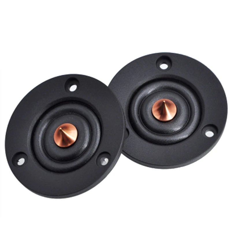 

J6PA 1 Pair Car Tweeter Speakers 2inch 4Ohm 30W Silk Dome Tweeter Loudspeaker Treble Speakers Unit for Car Modification