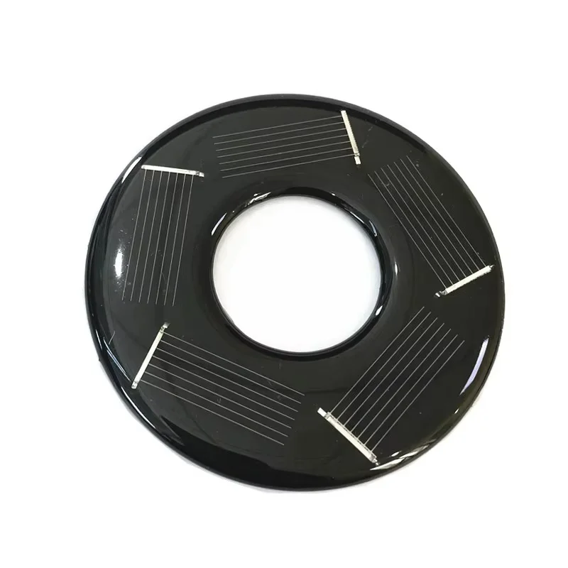 2.5V 80mA 73.5mm Solar panel  DIY Mini Mono Solar Cell Module Circle Round Solar Panel Epoxy Board