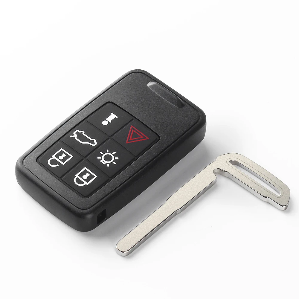 KEYYOU Remote Car Key 6 Buttons KR55WK49266 902MHz For VOLVO S60 S80 V40 V60 V70 XC60 XC70 2007-2016 Auto Keyless