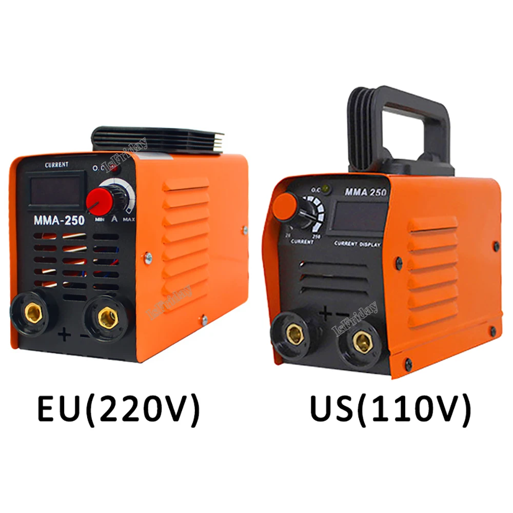 110v220v Mini Welding Machine MMA-250 Inverter Electric Welding Machine Adjustable Current 20-250A Handheld Arc Welder Equipment