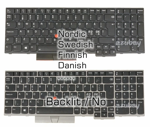 

Keyboard for Lenovo ThinkPad 01YN699 01YN779 01YN685 01YN765 01YN669 01YN749 01YN680 01YN760, 01YN709 01YN629