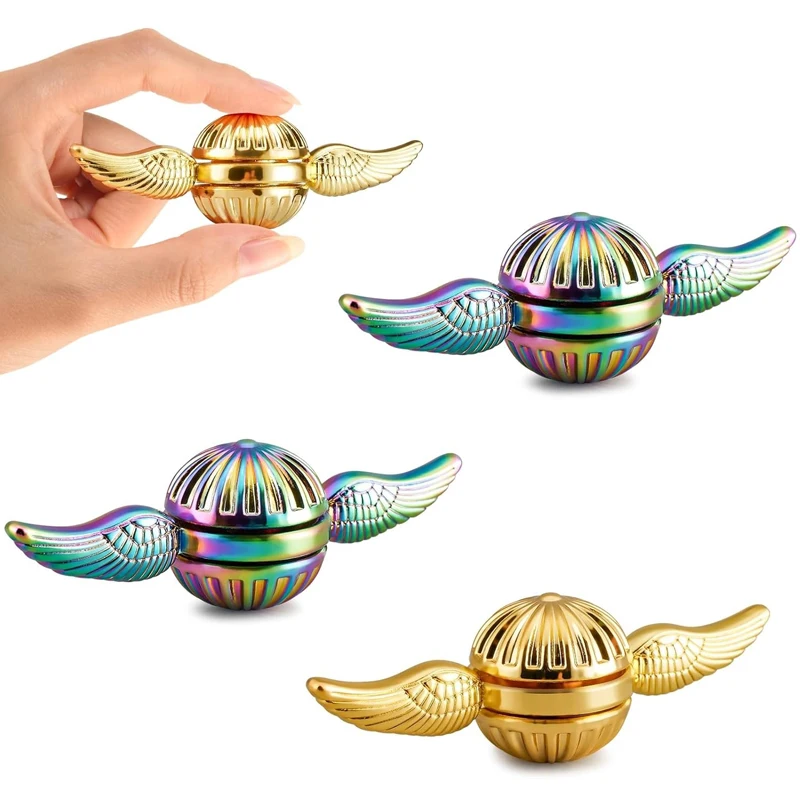 Spinner à doigt en métal, toupie Fidget tdah, soulagement de l'anxiété, cadeaux pour adolescents, garçons, enfants et adultes, idées cadeaux de fête