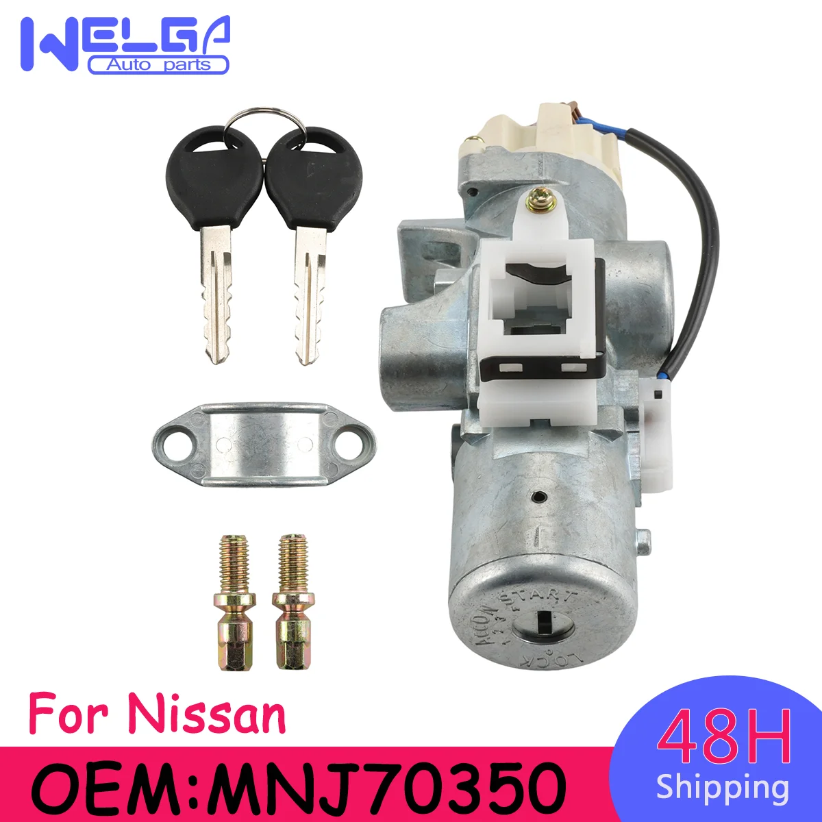 D8700-6J325 D87006J325 MNJ70350 llave de bloqueo del interruptor de encendido del motor para Nissan Sentra 2001-2002 para Nissan Pathfinder 2001-2002