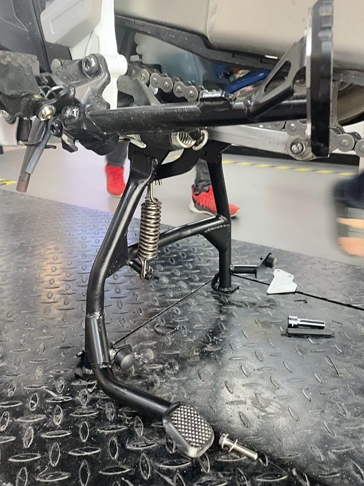 Soporte de pata de cabra para motocicleta, Centro de estacionamiento para Honda Africa Twin 1100, CRF 1100, ADV, CRF1100L, 2020-2023