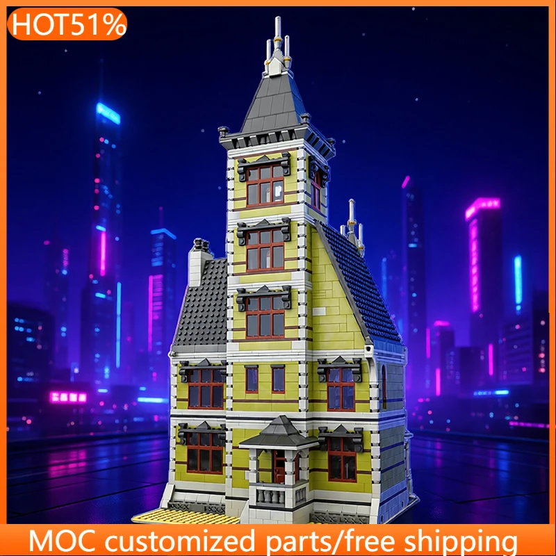 

3723 PCS Customize Old Mansion MOC Customize Modular Building Block Creative Design Educational Learning DIY Assembly Toy Gift