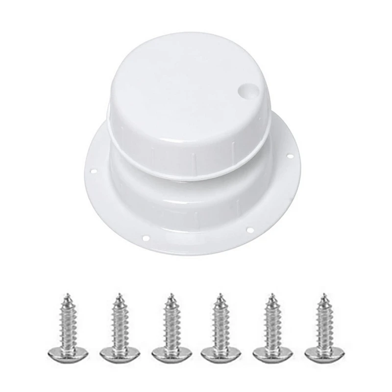 RV Plumbing Vent Cap RV Roof Vent Cap RV Roof Sewer Vent Cover For 1 To 2 3/8 Inch Pipe HJ403 Parts Accessories White