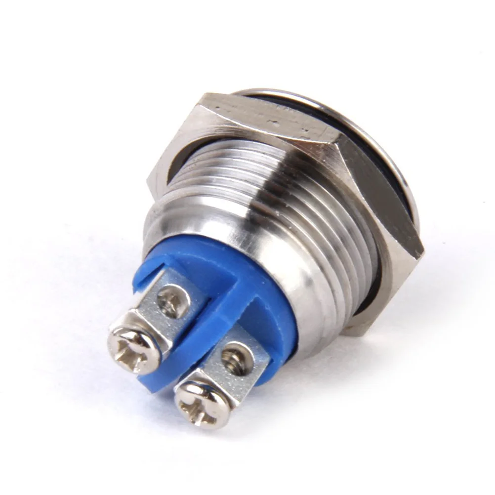 

16mm Stainless Steel Momentary Push Button for Horn Doorbell Car Boat Waterproof Metal Switch Momentary Push Button