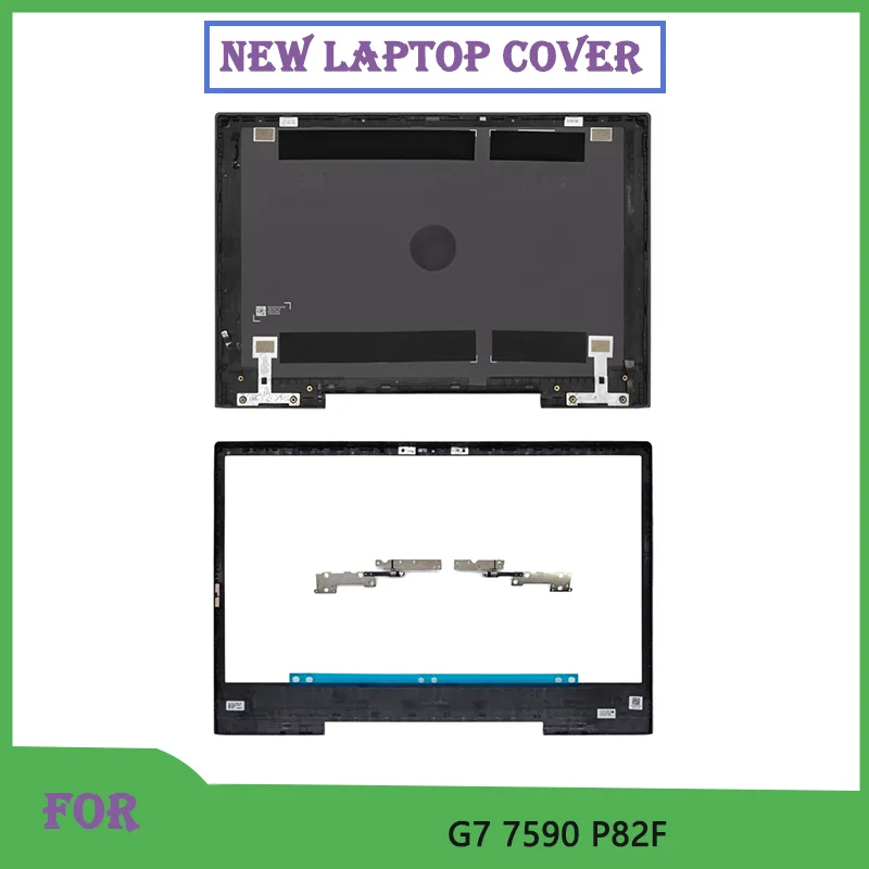 Coque pour écran LCD pour ordinateur portable série G7 7590, coque supérieure/couvercle arrière/lunette avant/charnières 0KG4GF, nouveau