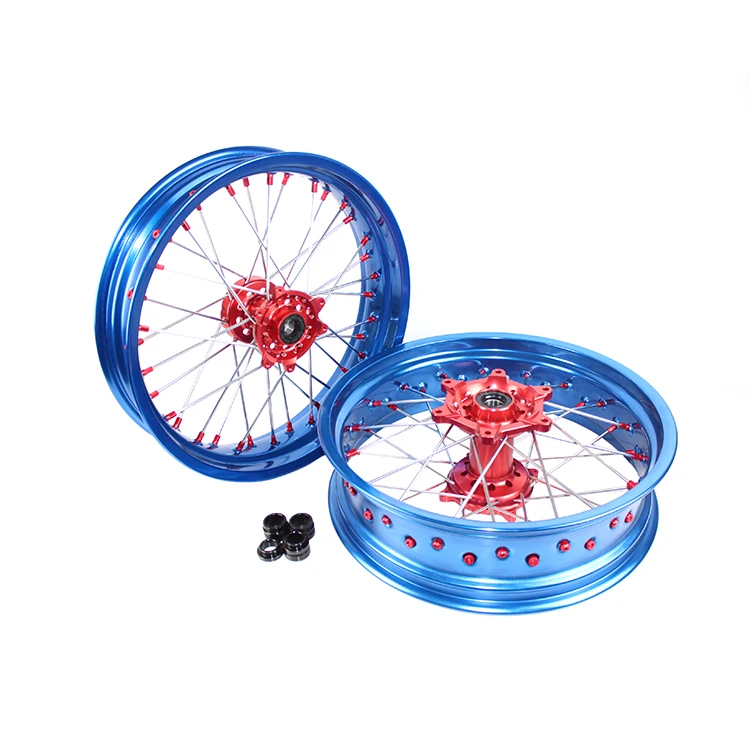 

17 Inch CNC Aluminum Alloy Supermoto Motorcycle Wheels for Yamaha YZF 250 450