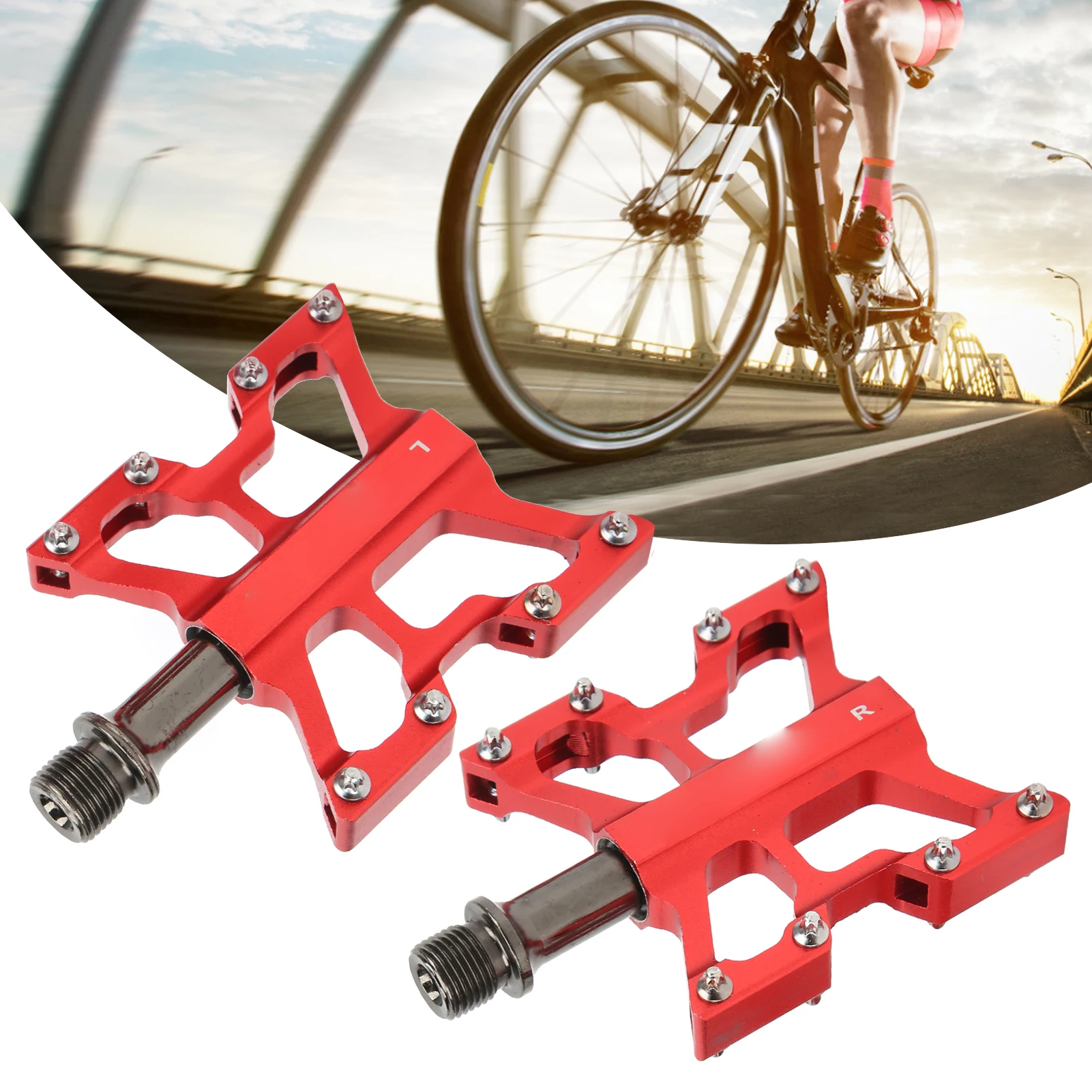 

Accessories Bike 3 Bearing Pedal WAKE Bike 3 Bearing CNC Aluminum Alloy Pedal Mountain Bearing Pedals