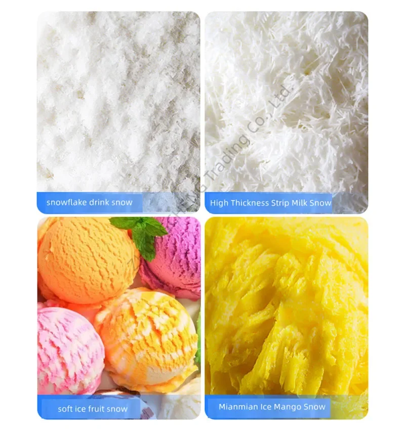 Snowflake Ice Machine Commercial Ice Machine Milk Tea Shop Dessert Ice Cream Milk Mian Mian Ice Machine Hot Pot Shop